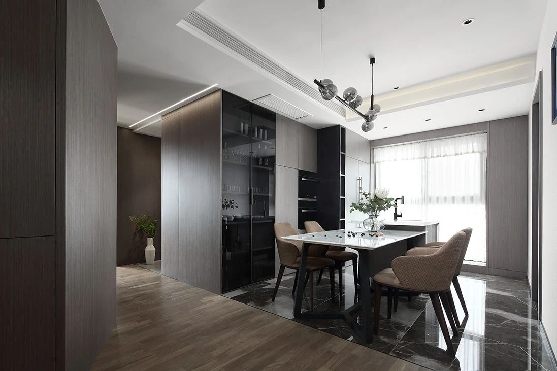 现代简约风格室内设计家装案例-餐厅 现代简约风格室内设计家装案例-餐厅