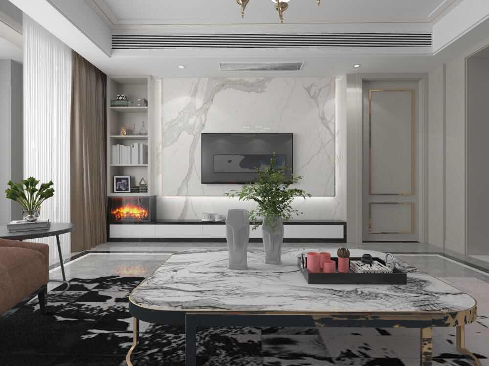 现代前卫风格室内装修效果图-华邦祥和园二居96平米-客厅 现代前卫风格室内装修效果图-华邦祥和园二居96平米-客厅