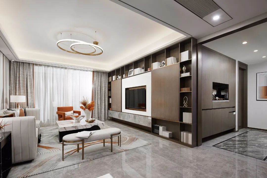 现代简约风格室内设计家装案例-客厅 现代简约风格室内设计家装案例-客厅