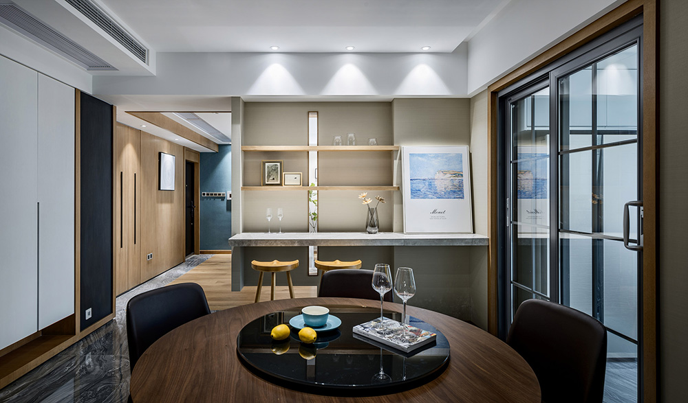 现代简约风格室内装修设计效果图-保利碧桂园悦公馆三居176平米-室内装修设计吧台 现代简约风格室内装修设计效果图-保利碧桂园悦公馆三居176平米-室内装修设计吧台