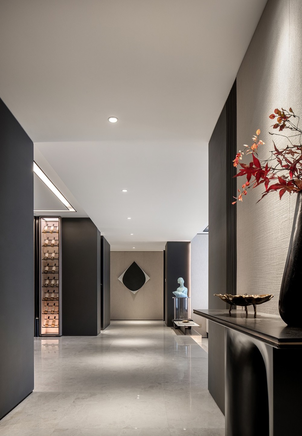 新中式风格室内家装案例效果图-玄关 新中式风格室内家装案例效果图-玄关